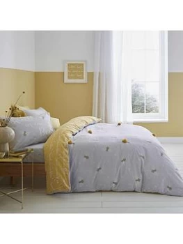 Image of Catherine Lansfield Catherine Lansfield Sweet As Can Bee Duvet Set - Sb