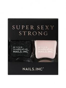 Image of Nails Inc Super Sexy Strong Duo - Silhouette/Power Suits You