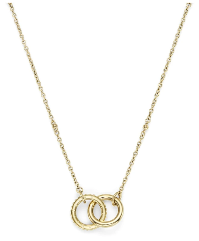 Image of Olivia Burton 24100312 Ladies Gold Amity Interlock Necklace Jewellery