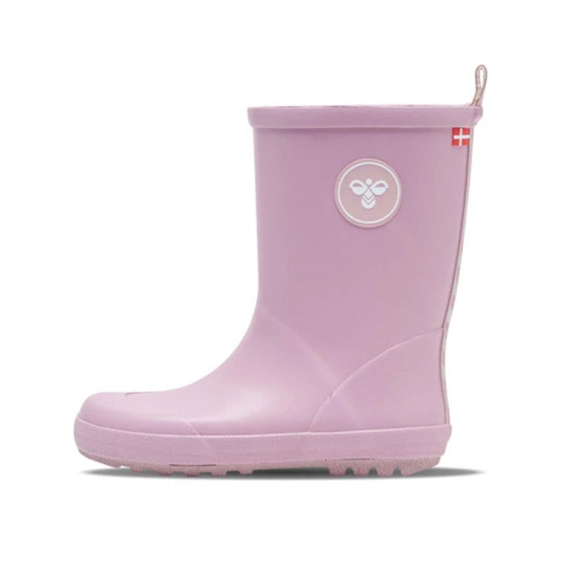 Image of Hummel Rubber Wellington Boots Childrens - Pink Pink C11.5
