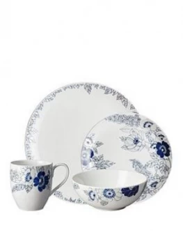 Image of Denby Monsoon Fleur 16 Piece Dinner Set