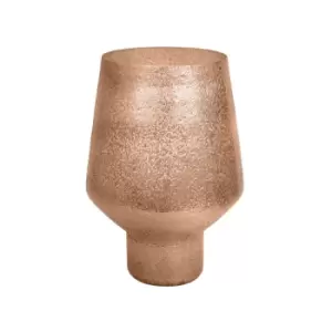 Image of Ivyline Opulent Tall Curved Metallic Gold Vase H26cm W20cm