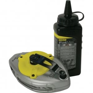 Image of Stanley FatMax XTREME Chalk Line Reel and Chalk Refill 30m