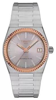 Image of Tissot T9312074133600 Womens PRX Powermatic 80 Diamond Watch