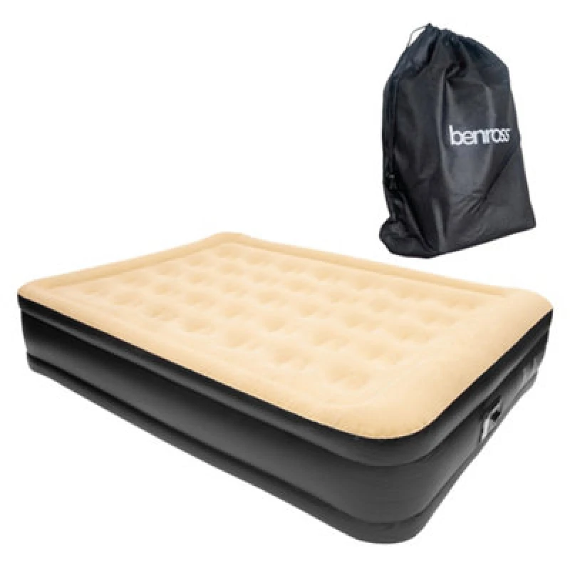 Image of Avenli High Raised Queen Airbed + Built-in Pump