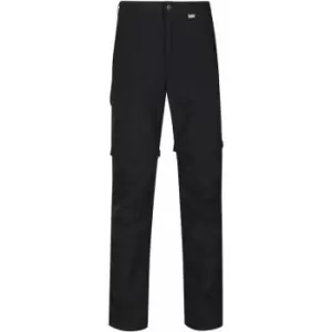 Image of Regatta Mens Leesville II Zip Off Trousers (38L) (Ash) - Ash
