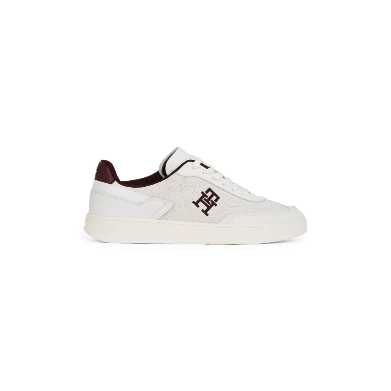 Image of Tommy Hilfiger Womens TH Heritage Court Trainers White female 6 (39)