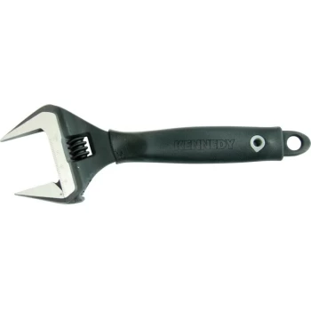 Image of Wide Jaw Adjustable Spanner, Steel, 10IN./250MM Length, 50MM Jaw Capacit - Kennedy
