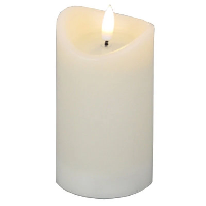 Image of Luxe Collection Natural Glow 2.75X5 Cream Melted LED Candle