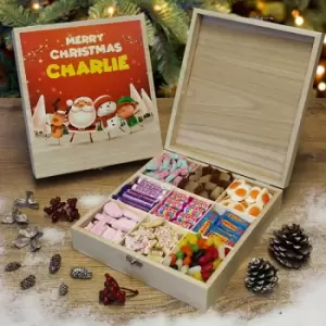 Image of Kids Christmas Wooden Sweet Box