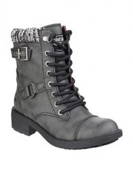 Image of Rocket Dog Thunder Lace Up Ankle Boots - Black