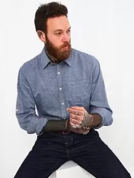 Image of Joe Browns Very Versatile Shirt - Blue Size XL, Men