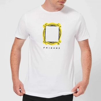 Image of Friends Frame Mens T-Shirt - White - XS