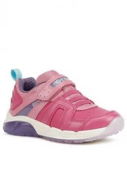 Image of Geox Spaziale Girls Light Trainers - Pink