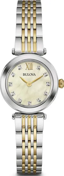 Image of Bulova Watch Diamond Ladies - White BUL-257