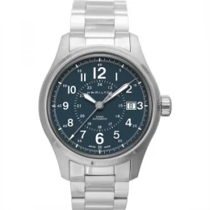 Image of Khaki Field Automatic Blue Dial Stainless Steel Mens Watch