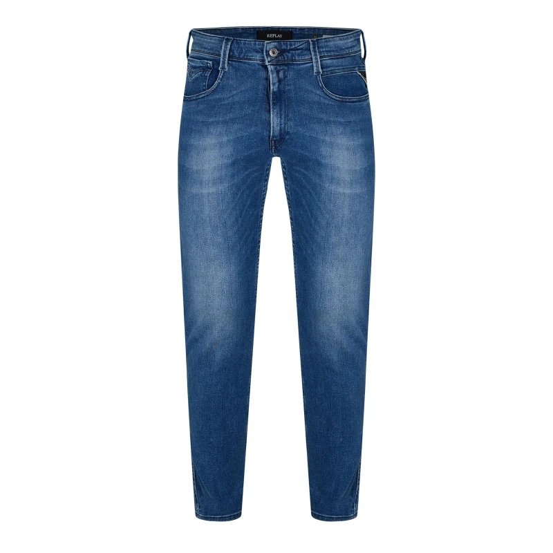 Image of Replay PowerStretch Anbass Slim Fit Jean - Blue Blue 34 L