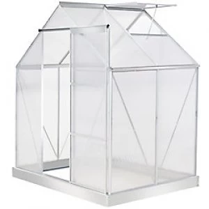 Image of OutSunny New Greenhouse Outdoors Waterproof Silver 1300 mm x 1880 mm x 2080 mm