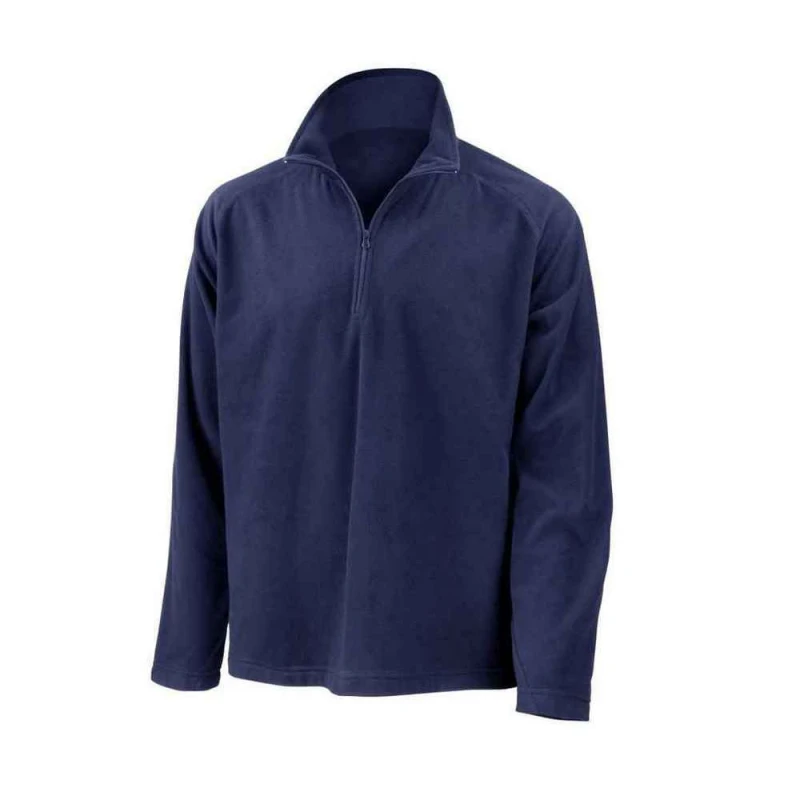 Image of Result Core Mens Fleece Top in Navy Size: Small Navy Male S