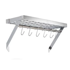 Image of Hahn Rectangular 60cm Wall Rack - Chrome