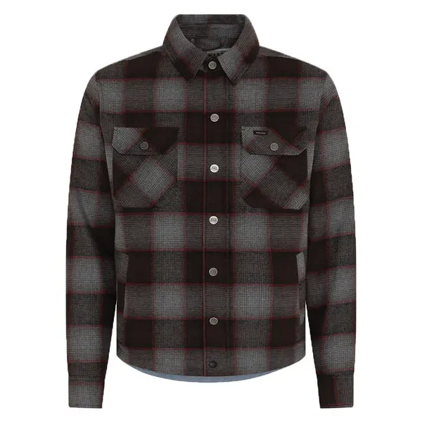 Image of ROKKER Chicago Rider Shirt Grey Red S