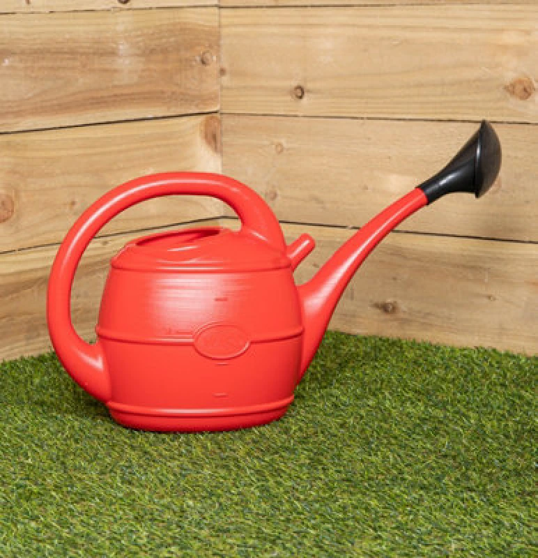 Image of Samuel Alexander 5L Ward Garden Watering Can with Rose - Red Red
