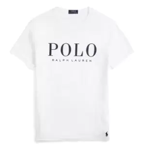 Image of Polo Ralph Lauren Polo Ralph Lauren Logo Print T-Shirt Mens - White