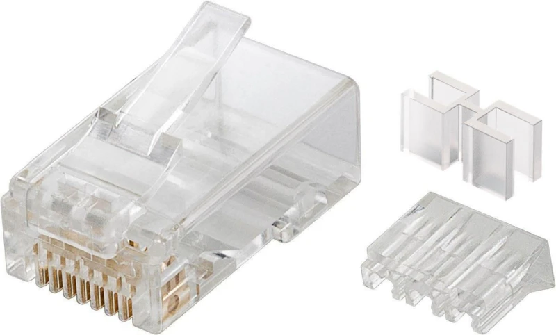 Image of Microconnect KON505-10 wire connector RJ45 Translucent