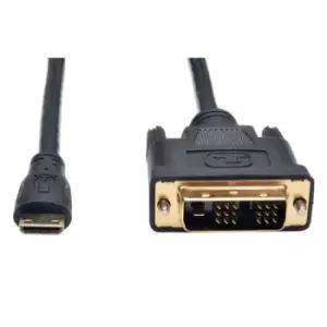 Image of Tripp Lite P566-003-MINI Mini HDMI to DVI Adapter Cable (Mini HDMI to DVI-D M/M) 3 ft. (0.9 m)