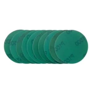 Image of Draper Wet & Dry Sanding Discs with Hook and Loop, 75mm, 1500 Grit (Pack of 10)