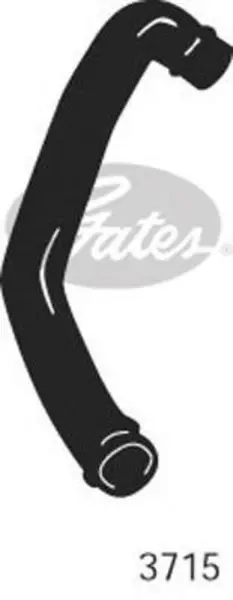 Image of Curved Radiator Hose 310mm X 31 Gates 3715