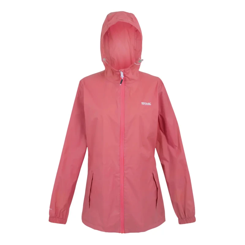 Image of Womens waterproof jacket Regatta Pack-It III Rose Female 48