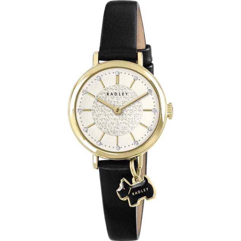 Image of Radley RY21904 Black Leather Strap Watch - W51540