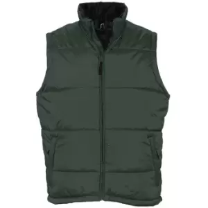 Image of SOLS Warm Unisex Padded Bodywarmer Jacket (XL) (Forest Green)