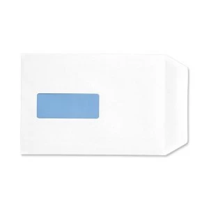 Image of 5 Star Office C5 Envelopes Pocket Self Seal Window 90gsm White Pack of 500