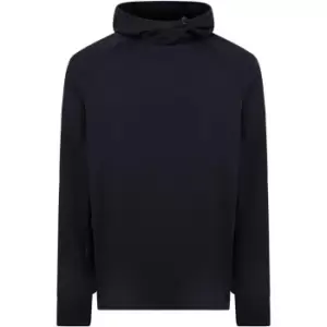 Image of CP COMPANY Logo Badge Hoodie - Blue