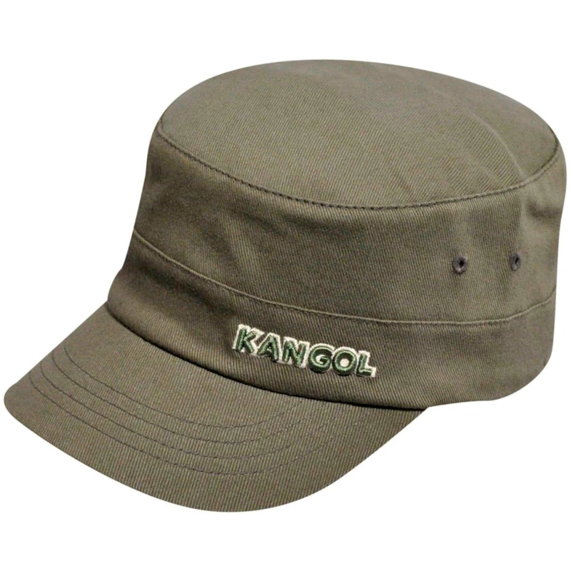 Image of Kangol Adults Twill Army Cap Green unisex Sml/Med