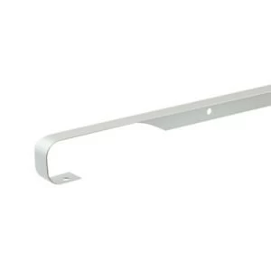 Image of Unika Silver etch Aluminium Kitchen worktop butt joint trim