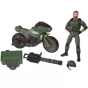 Image of Hasbro G.I. Joe Classified Series Alvin “BreakerKinney with RAM Cycle