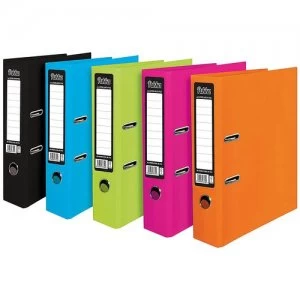 Image of Pukka Brights Lever Arch File A4 Assorted Pack of 10 BR-9448