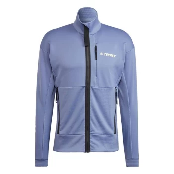 Image of adidas Terrex Tech Flooce Hiking Jacket Mens - Orbit Violet