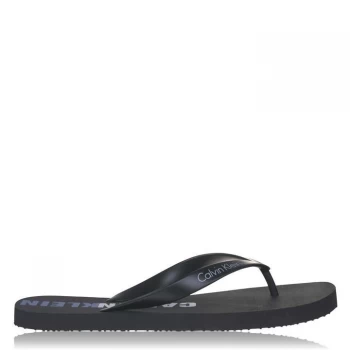Image of Calvin Klein Amsterdam Flip Flop - Black/Blue
