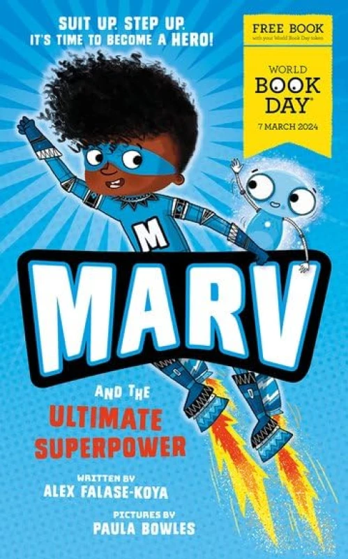 Image of Marv and the Ultimate Superpower by Alex Falase-Koya World Book Day 2024 Paperback Alex Falase-Koya Books