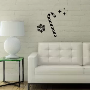 Image of KBSNOEL-11 Black Decorative Wall Sticker