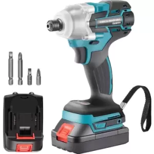 Image of VEVOR Cordless Drill Driver, 20V Max Cordless Drill Combo Kit, 1/4" Hex Impact Drill, 0-2900 RPM Variable Speed Electric Impact Driver, 1239 in-lbs