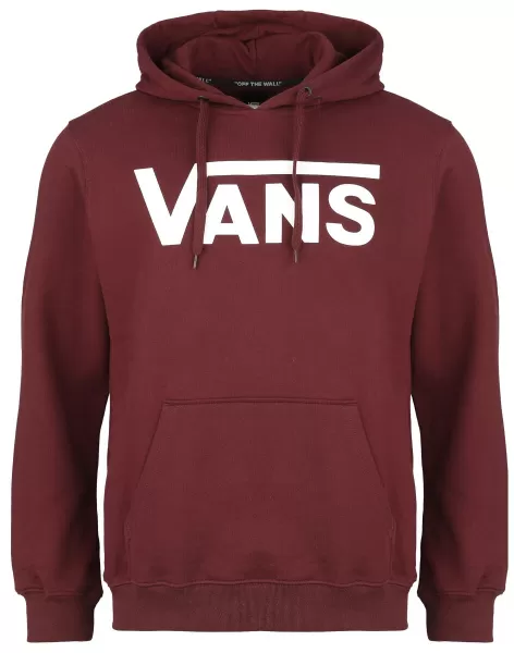 Image of Vans MN Vans Classic PO Hoodie II Hooded sweater wine red