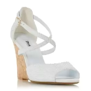 Image of Dune London Dune MAJAVE Heeled Sandals Womens - White