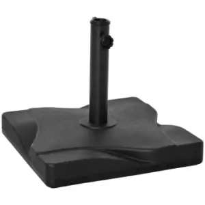 Image of Outsunny 20Kg Square Patio Umbrella Base Fits 30/35/38mm Pole - Black