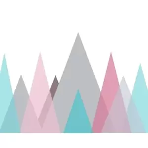 Image of Abstract Mountains Multi Wall Mural - 3.5m x 2.8m