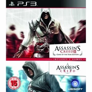 Image of Ubisoft Double Pack Assassins Creed 1 and 2 PS3 Game